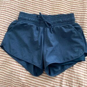 Albion Fit workout shorts with built in anti-slip shorts